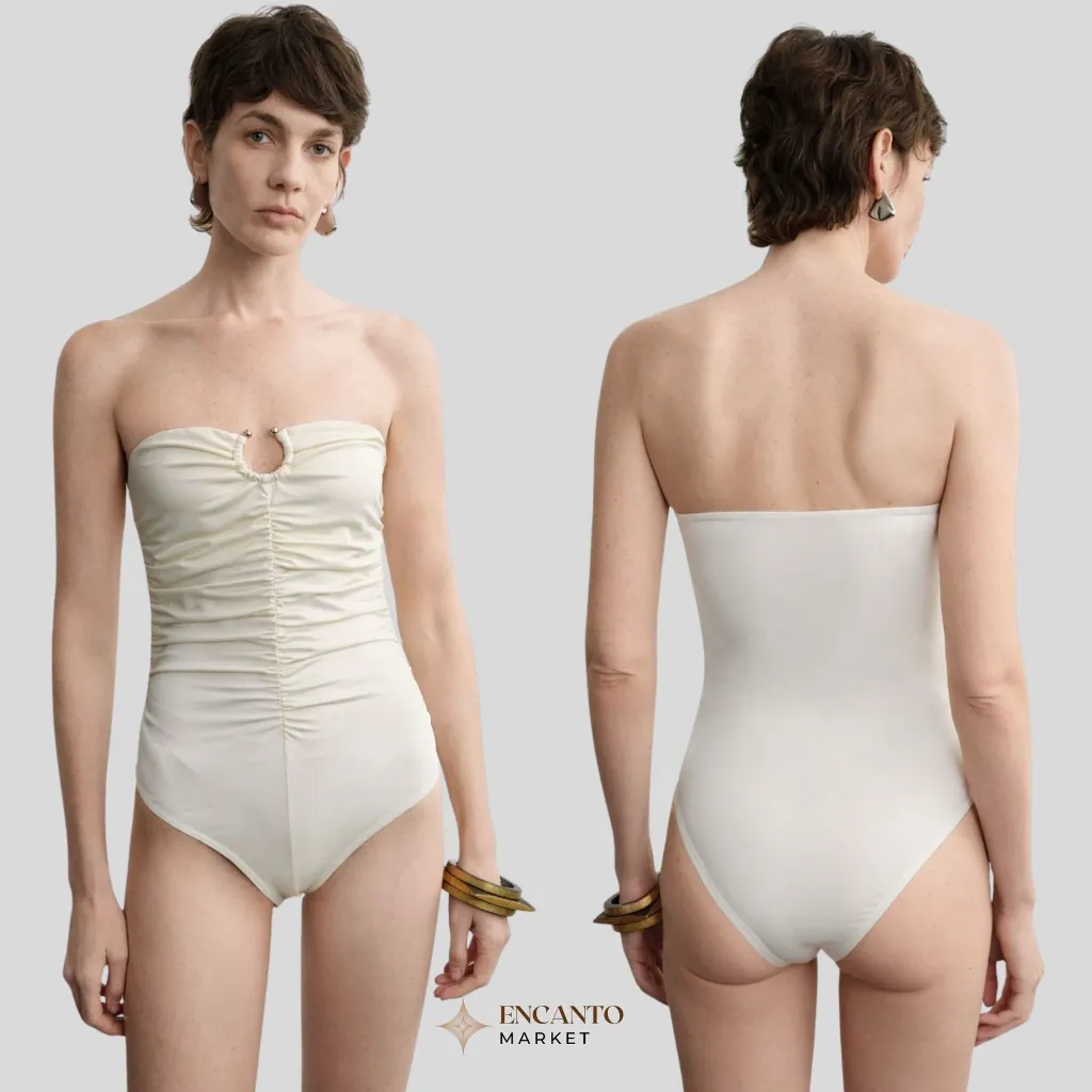 Aalyst 1 pieza Body de mujer con volantes en el escote de un solo color (2).webp