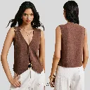 Poéselle Parte superior de lino (3).webp