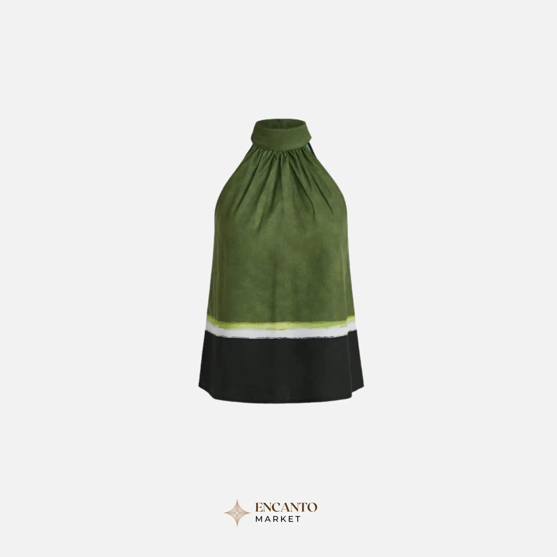 Blusa formal cuello halter