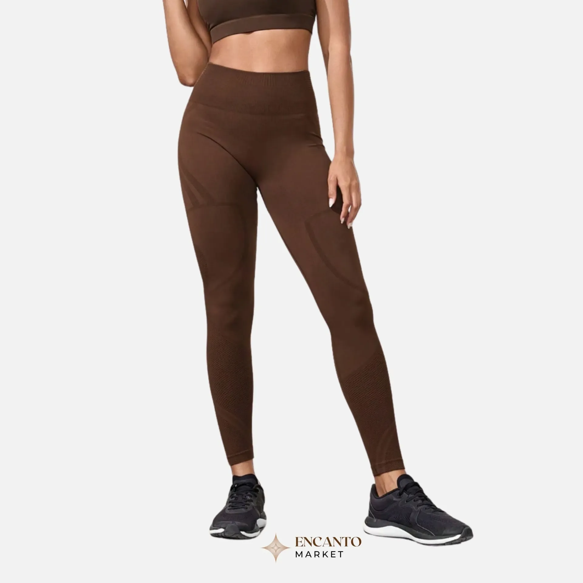 Leggings de entrenamiento ventiladas con control de abdomen