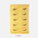 Set pestañas postizas naturales, de 2,2 mm de longitud