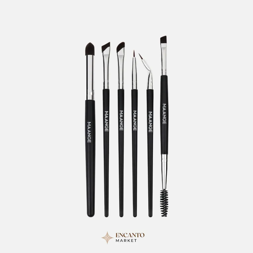 Set de 6 brochas para ojos y cejas