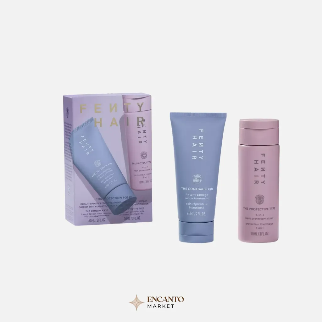 The Protection Posse Instant Damage Repair Treatment + Heat Protectant Set