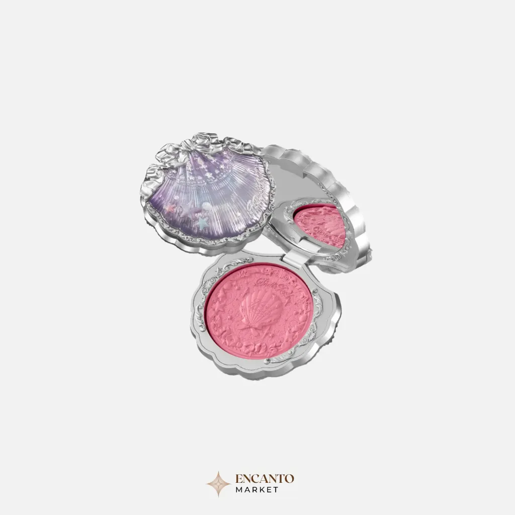 Blush Flower Knows Shell's Jewel Silk Satin