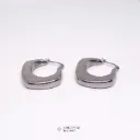 Aretes huecos forma de aro