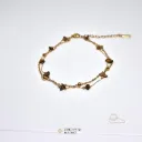 Pulsera tobillera detalles de piedra natural