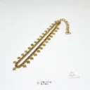 Pulsera tobillera cuentas de rombo