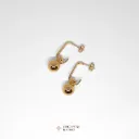 Pendientes elegante con detalle circular