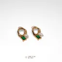 Pendientes perla y circonita