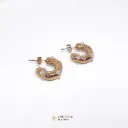 Aros con detalle de mini perlas