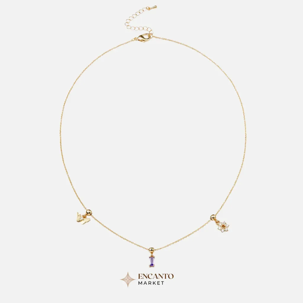 Collar delicado con colgantes