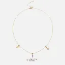 Collar delicado con colgantes