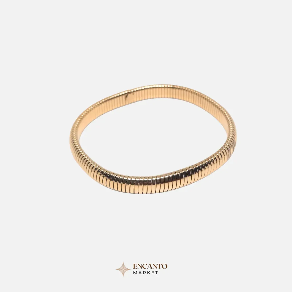 Pulsera expansible de eslabones (Dorado)