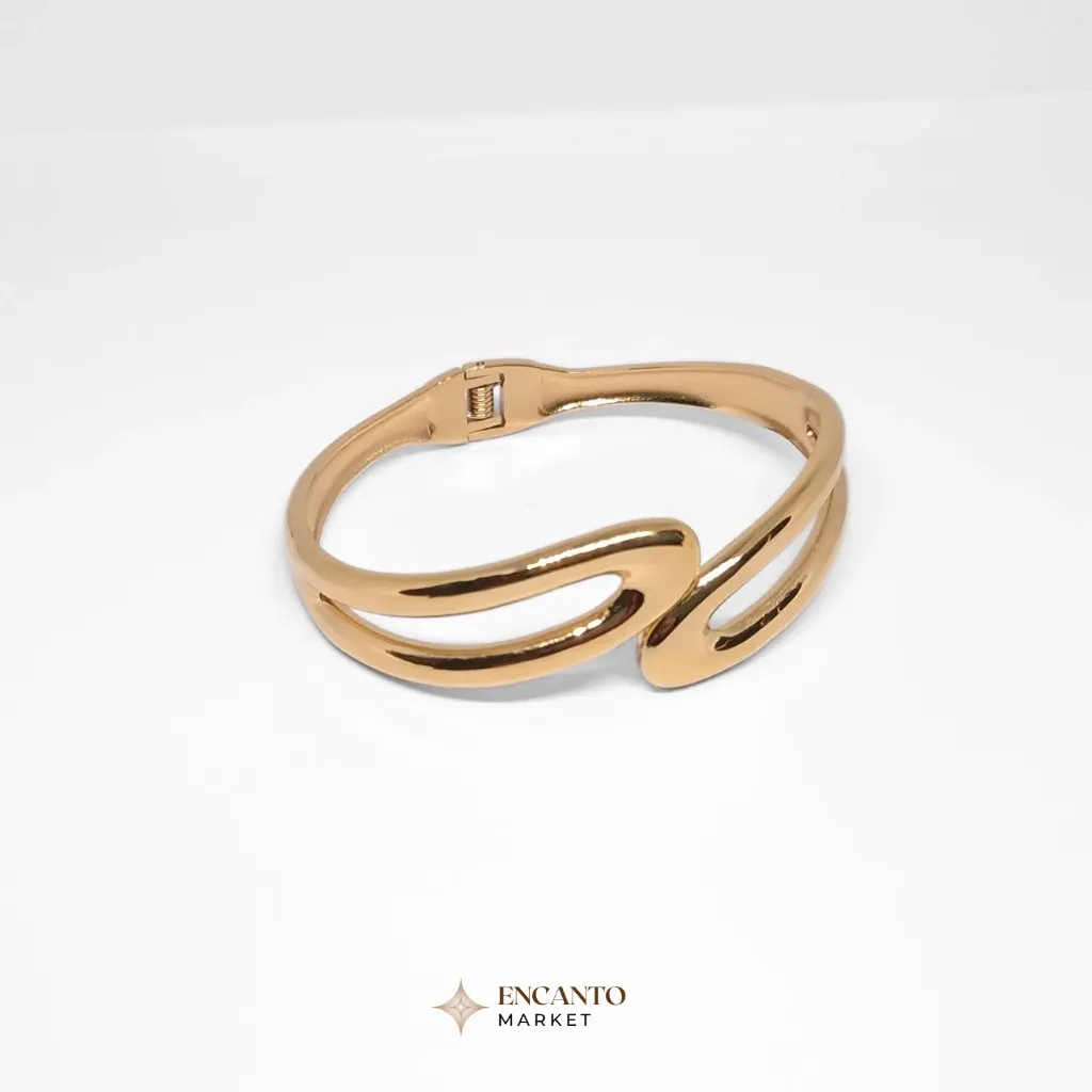 Brazalete de diseño abierto
