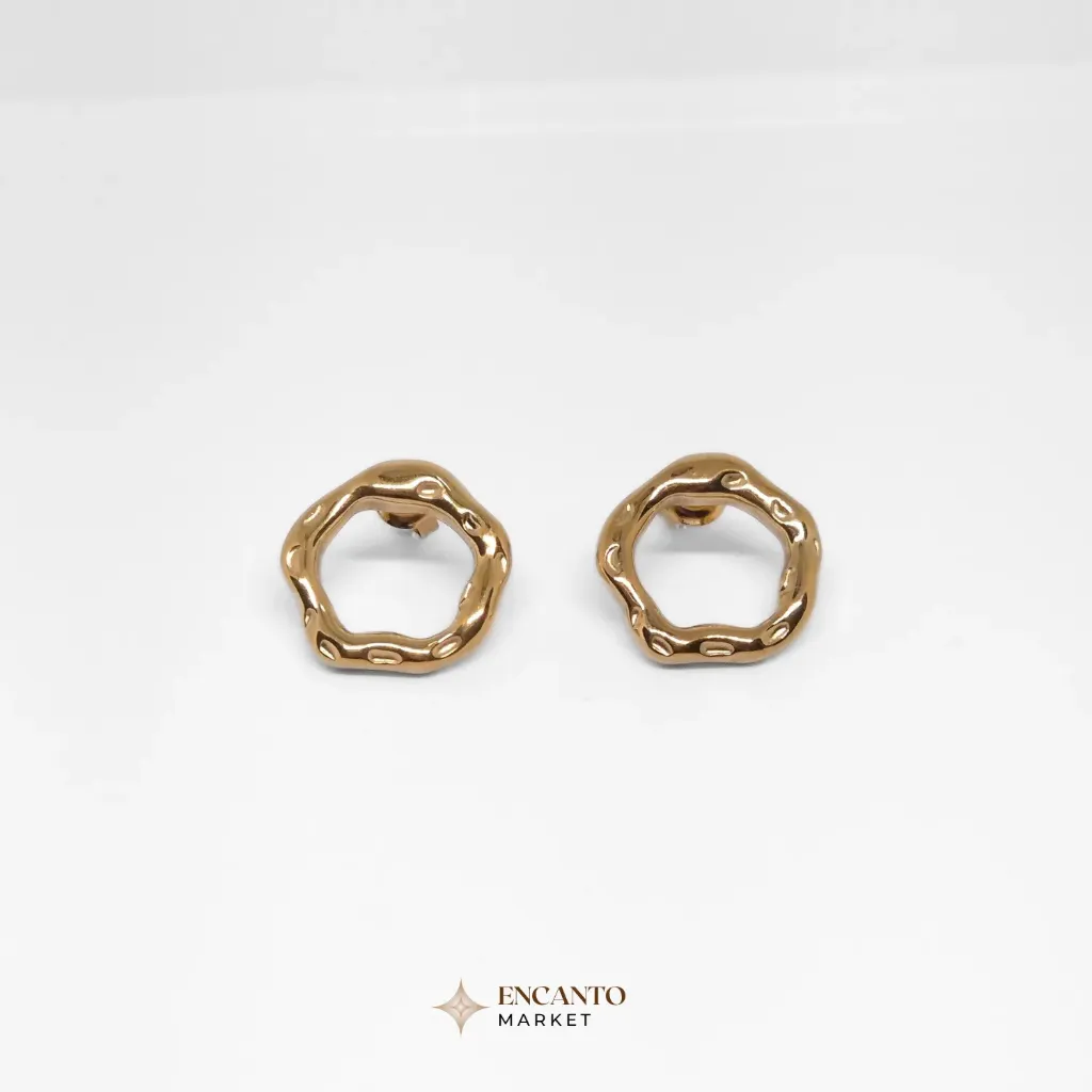 Aretes clásicos de botón