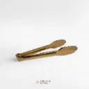 Pinzas doradas de acero inoxidable para cocina