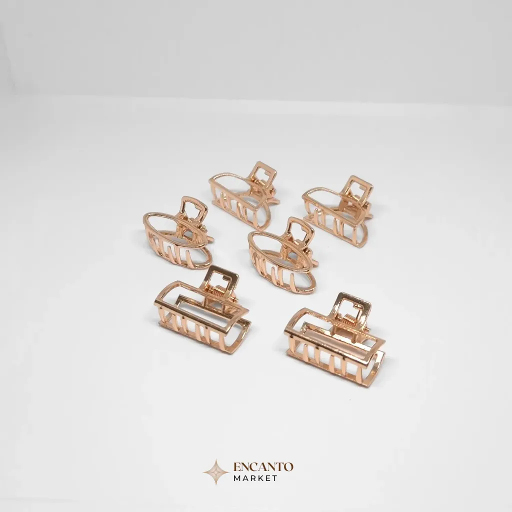 Mini pinzas para el cabello (3 pares)