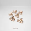 Mini pinzas para el cabello (3 pares)