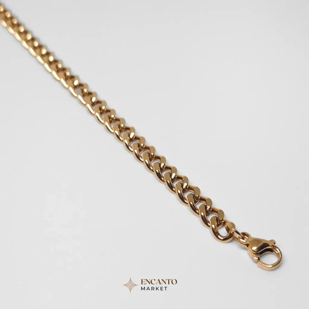 Pulsera tipo cubana 6mm